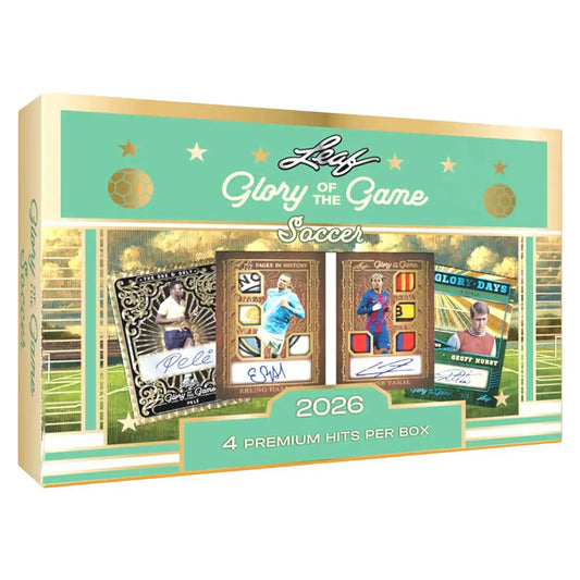 2026 Leaf Glory of the Game Soccer Hobby Box | Columbia Sports Cards - Soccer Card Box