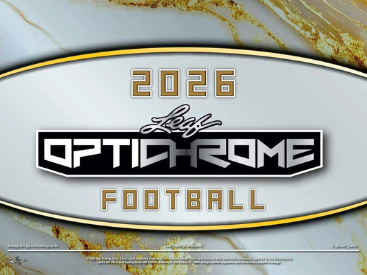2026 Leaf Optichrome Football Hobby Jumbo Box | Columbia Sports Cards - Sports Card Hobby Boxes