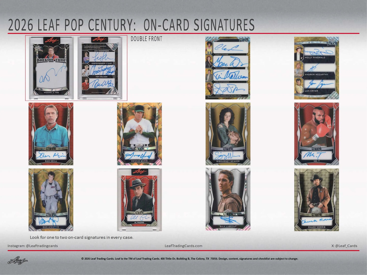 2026 Leaf Pop Century Hobby Box - Entertainment Card Box