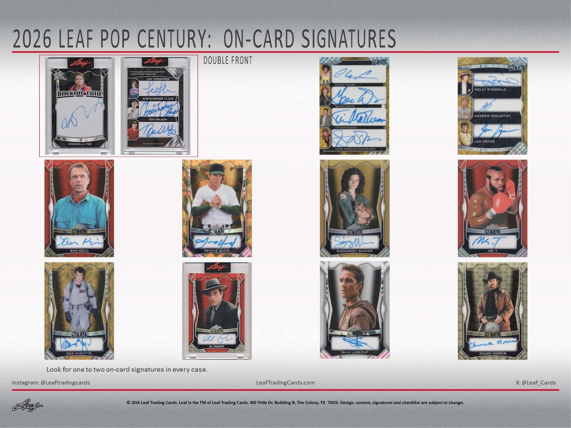 2026 Leaf Pop Century Hobby Box - Entertainment Card Box