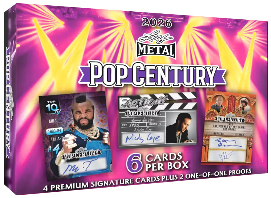 2026 Leaf Pop Century Hobby Box - Entertainment Card Box