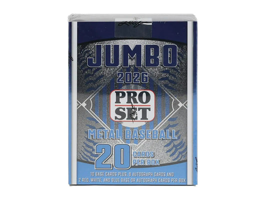 2026 Leaf Pro Set Metal Baseball Hobby Jumbo Box | Columbia Sports Cards - Sports Card Hobby Boxes