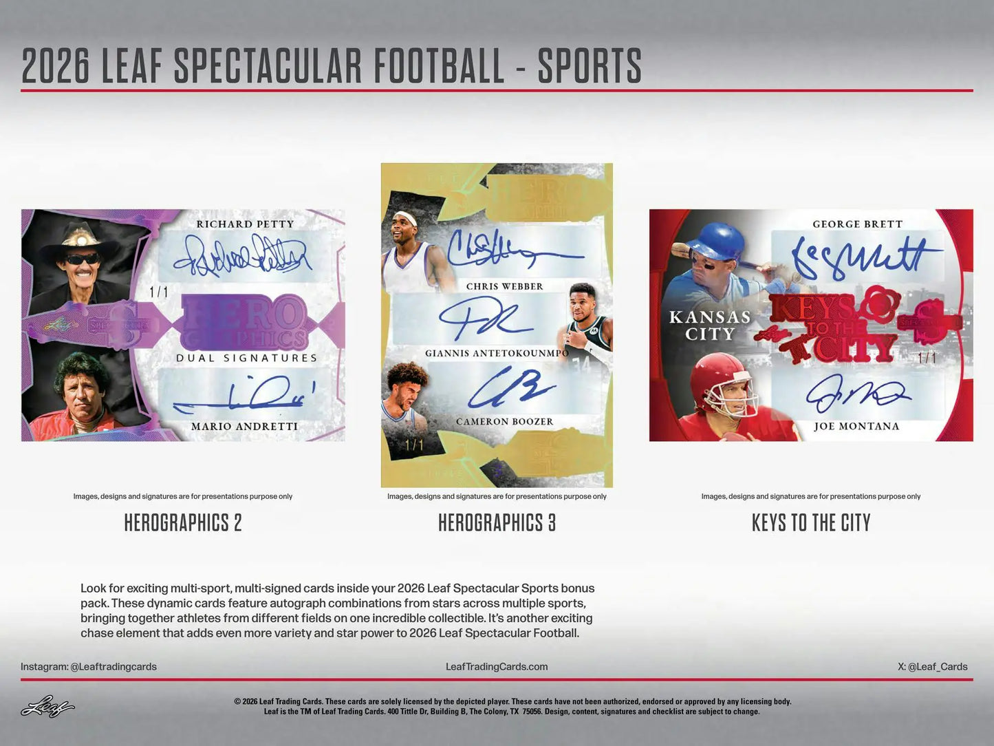 2026 Leaf Spectacular Football Hobby Box | Columbia Sports Cards - Football Card Box