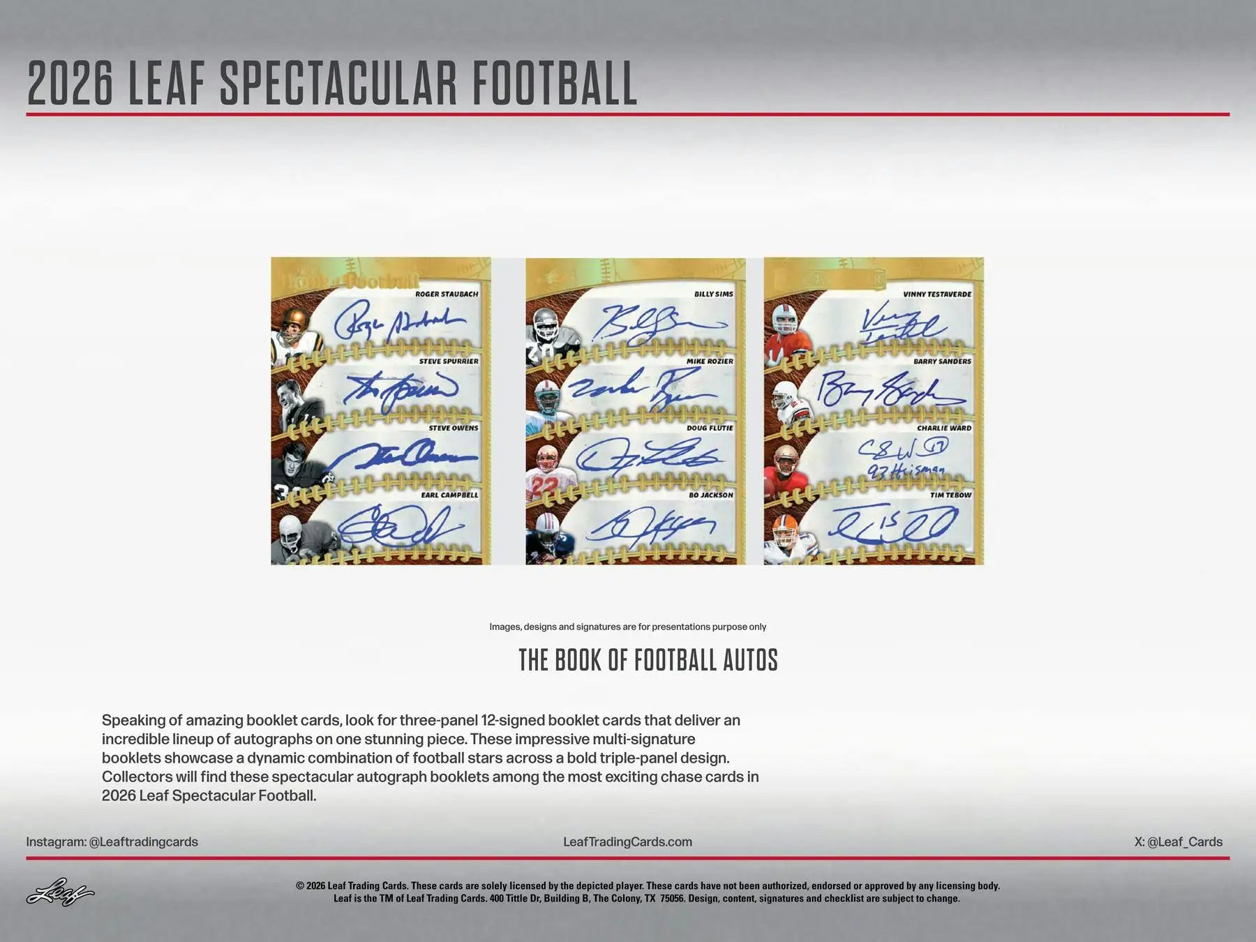 2026 Leaf Spectacular Football Hobby Box | Columbia Sports Cards - Football Card Box