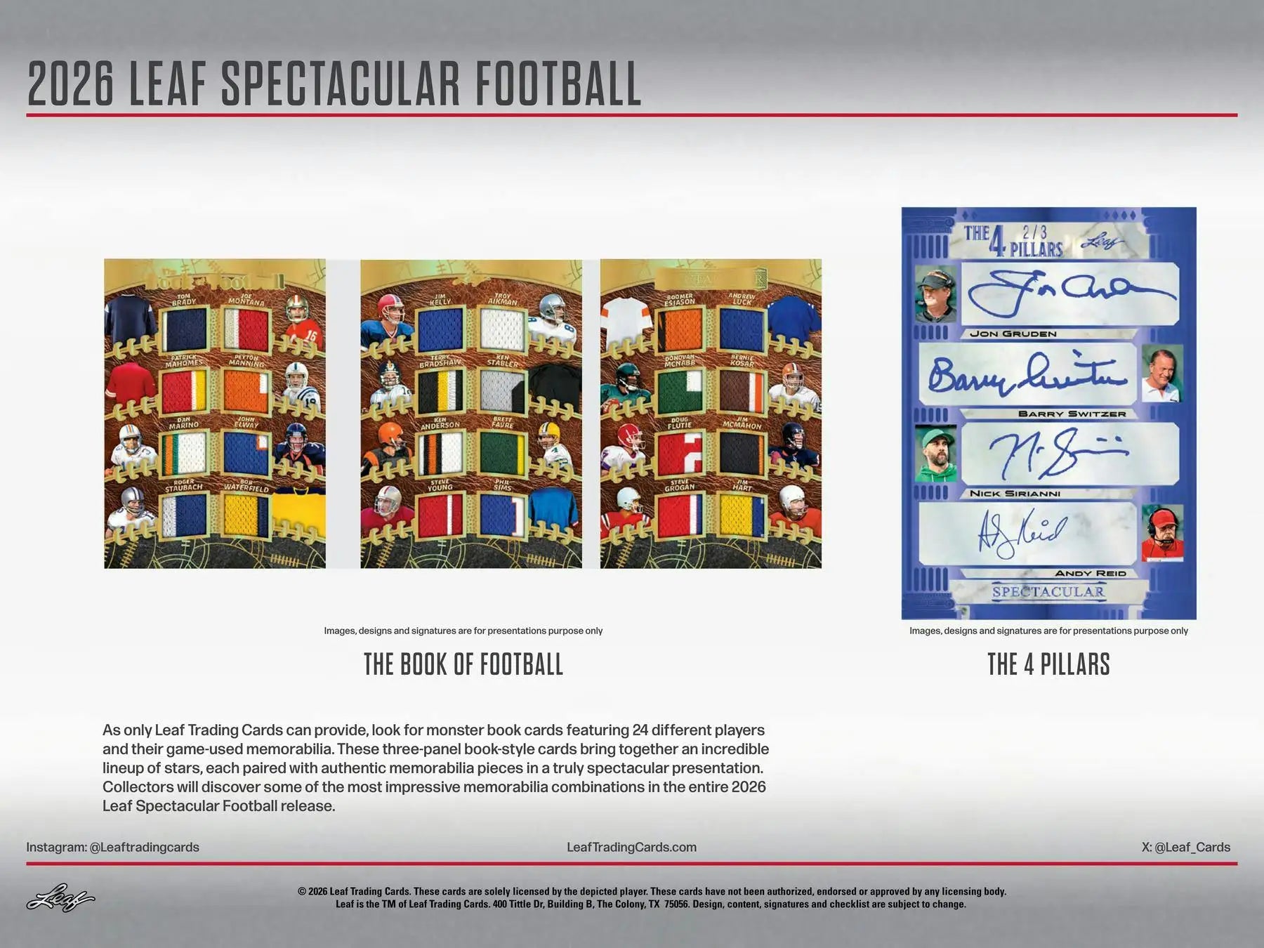 2026 Leaf Spectacular Football Hobby Box | Columbia Sports Cards - Football Card Box