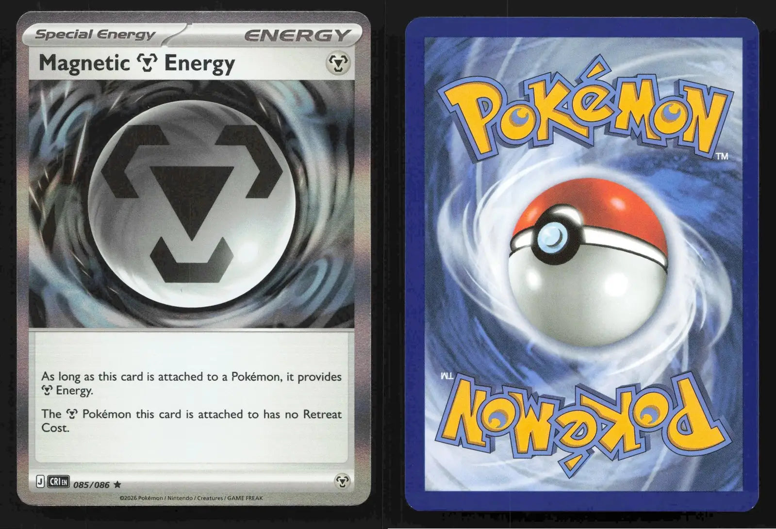 2026 Mega Evolution: Chaos Rising Magnetic Energy #085/086 Holo Rare NM - Pokémon Card Single