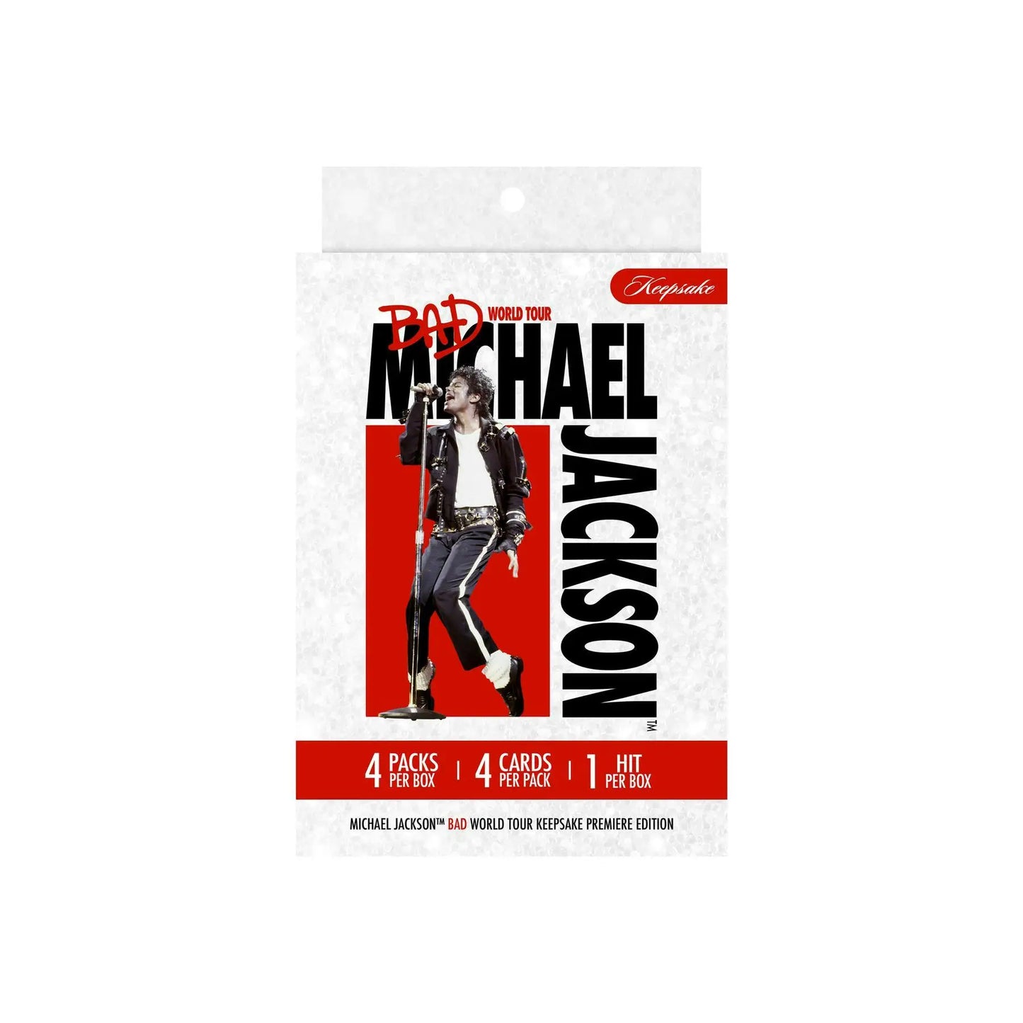 2026 Michael Jackson Bad World Tour Keepsake Premiere Edition Mini Box | Columbia Sports Cards - Entertainment Card Box