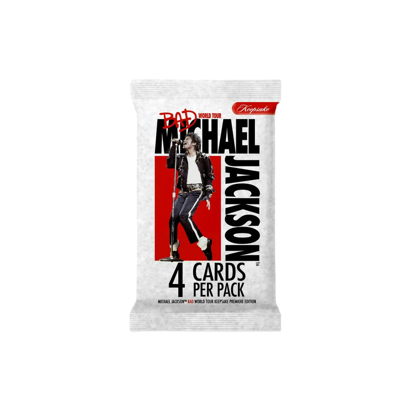 2026 Michael Jackson Bad World Tour Keepsake Premiere Edition Mini Box | Columbia Sports Cards - Entertainment Card Box