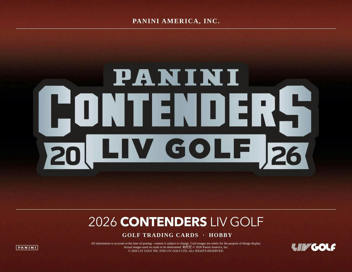 2026 Panini Contenders LIV Golf Hobby Box - Golf Card Box