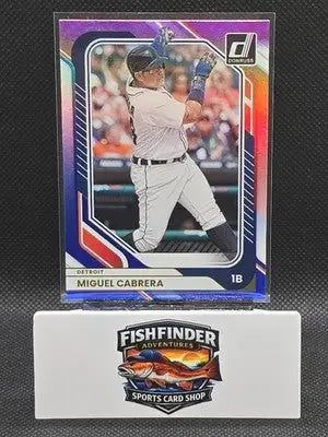 2026 Panini Donruss - Miguel Cabrera #12 Red & Blue - Baseball Card Single