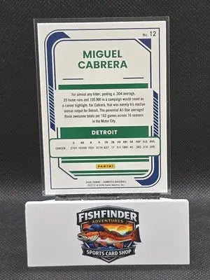 2026 Panini Donruss - Miguel Cabrera #12 Red & Blue - Baseball Card Single