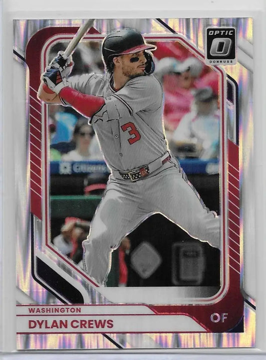 2026 Panini Donruss - Optic Dylan Crews #24 Shock Prizm (1416) - Baseball Card Single