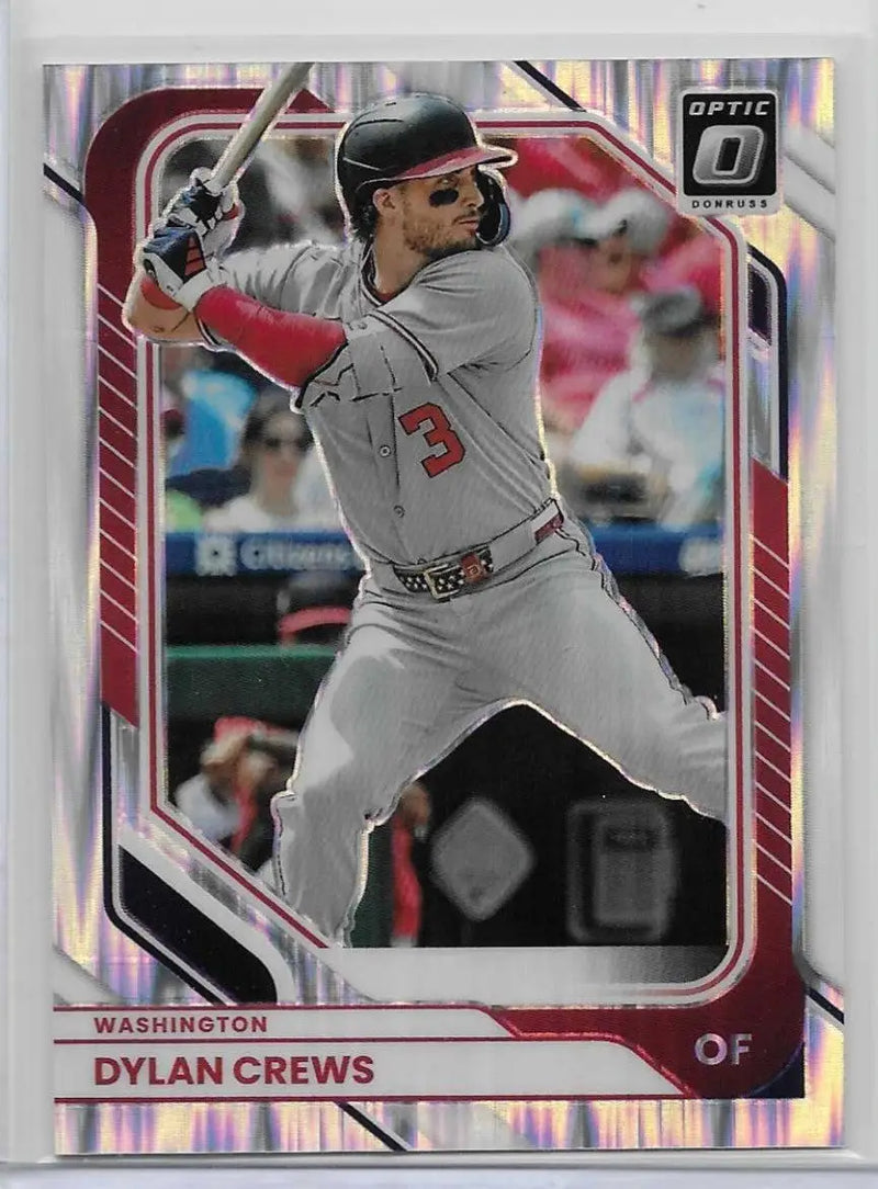 2026 Panini Donruss - Optic Dylan Crews #24 Shock Prizm (1416) - Baseball Card Single