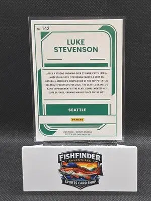 2026 Panini Donruss - Rated Prospects Luke Stevenson #142 Rockets (RC) - Baseball Card Single