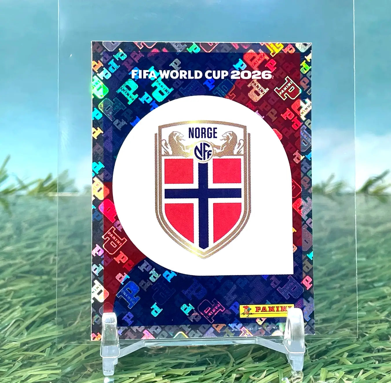 2026 Panini FIFA World Cup Sticker Norway Team Logo #NOR 1 US Edition - Soccer Card Single