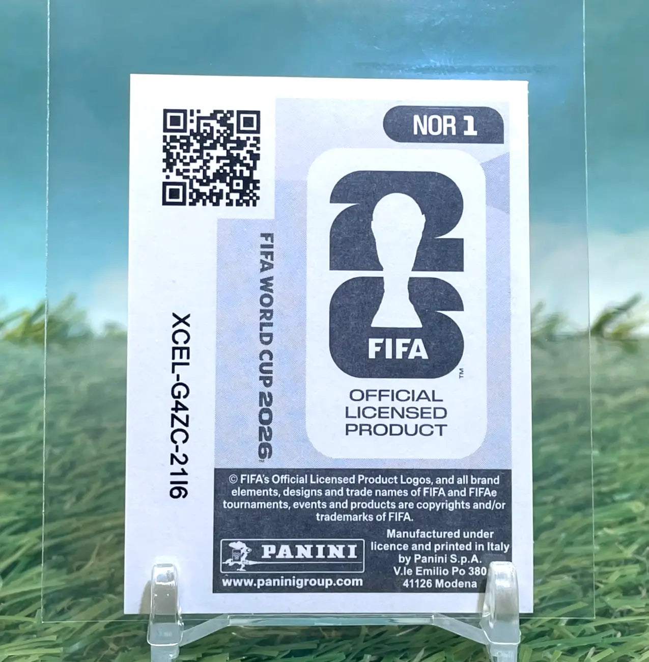 2026 Panini FIFA World Cup Sticker Norway Team Logo #NOR 1 US Edition - Soccer Card Single
