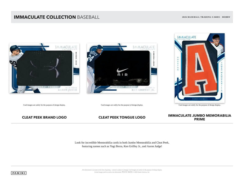 2026 Panini Immaculate Baseball Hobby Box | Columbia Sports Cards - Baseball Card Box