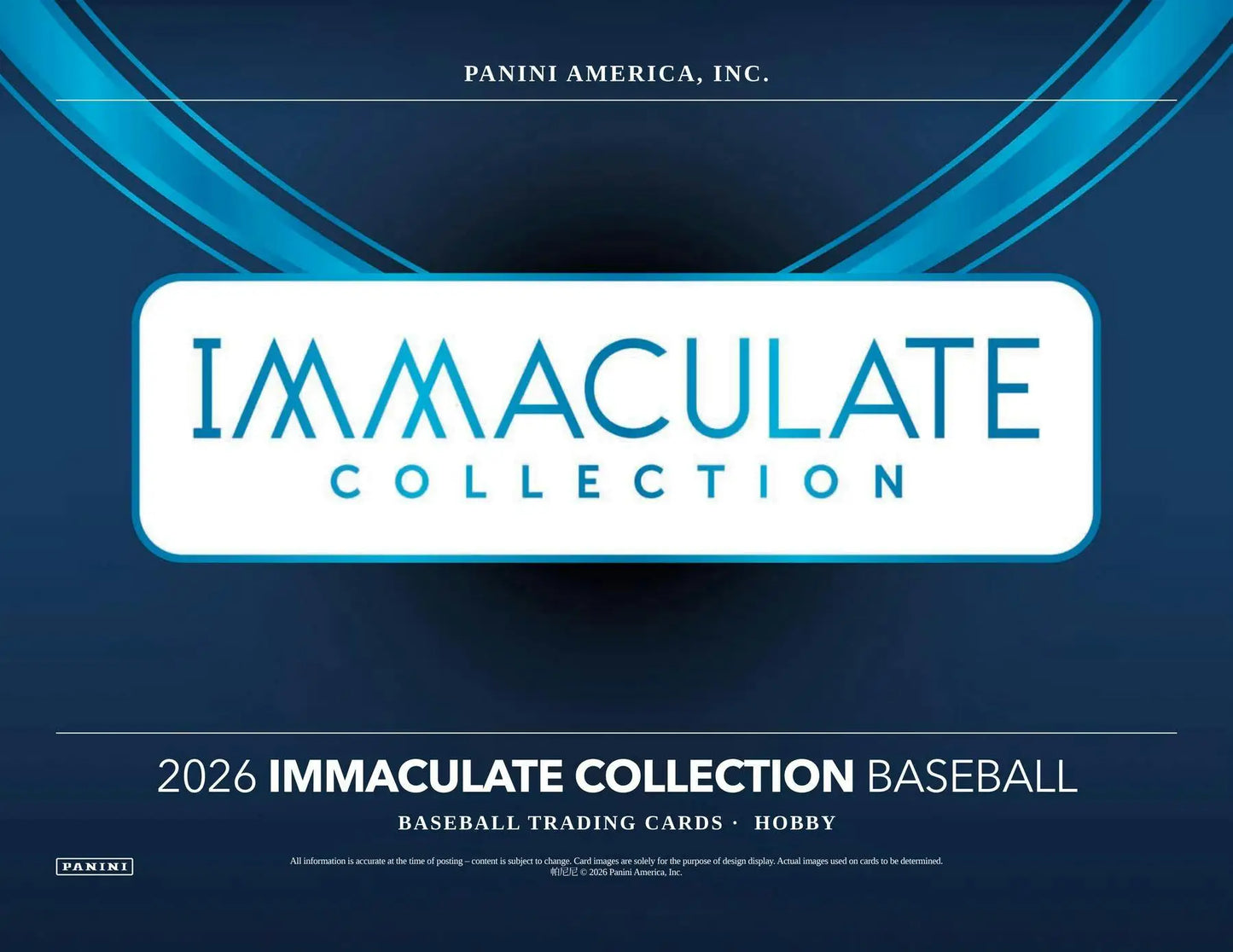 2026 Panini Immaculate Baseball Hobby Box | Columbia Sports Cards - Baseball Card Box