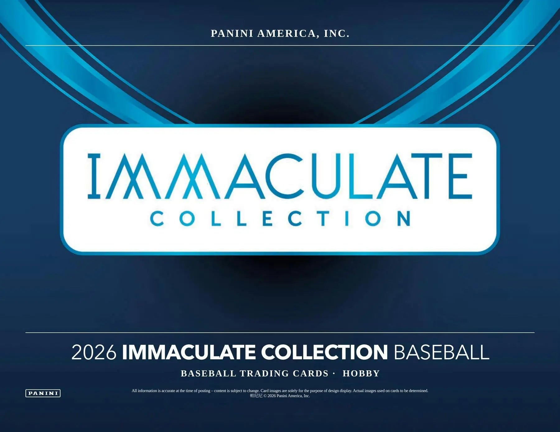 2026 Panini Immaculate Baseball Hobby Box | Columbia Sports Cards - Baseball Card Box
