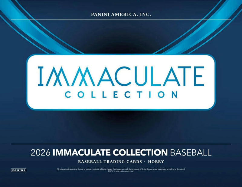 2026 Panini Immaculate Baseball Hobby Box | Columbia Sports Cards - Baseball Card Box