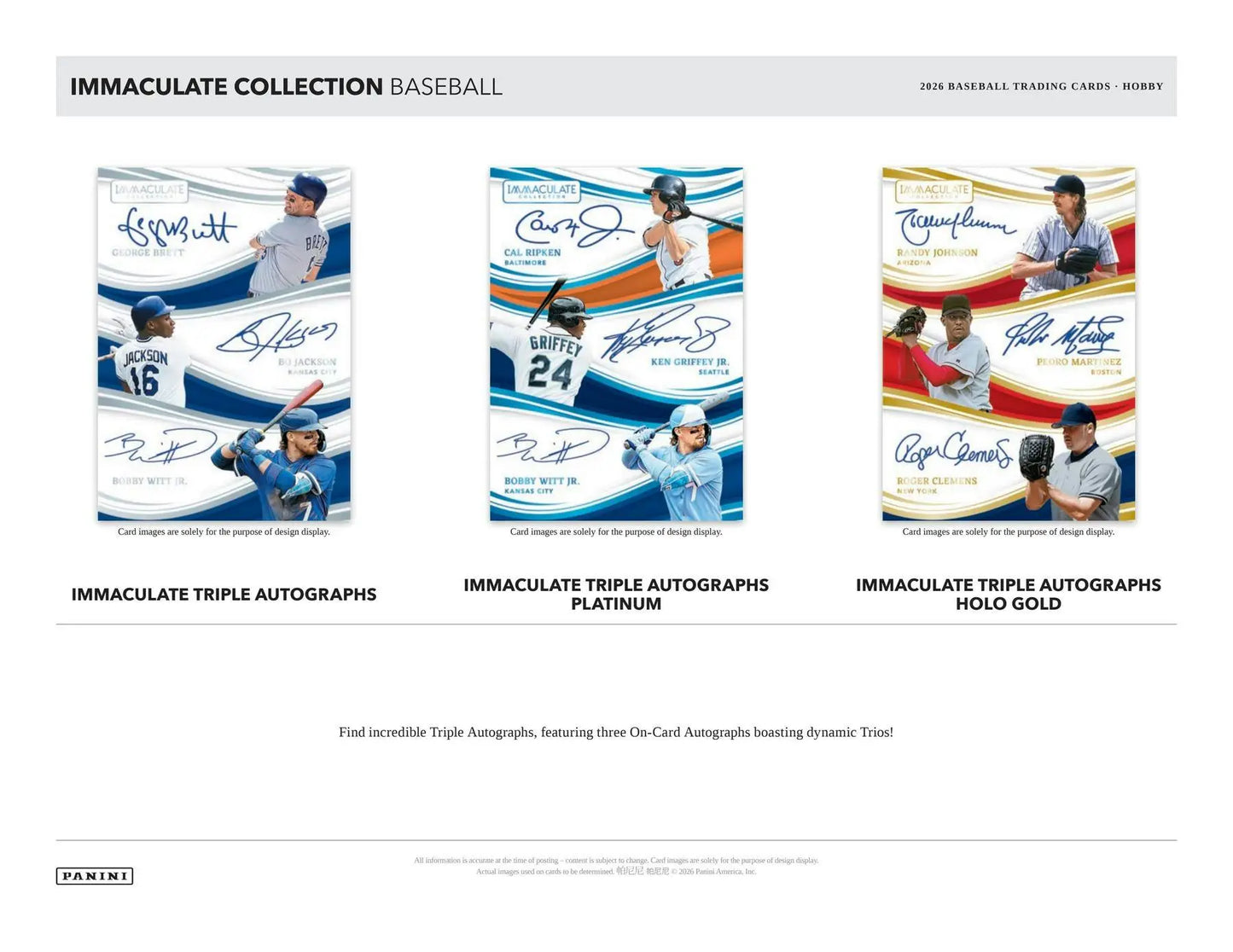 2026 Panini Immaculate Baseball Hobby Box | Columbia Sports Cards - Baseball Card Box