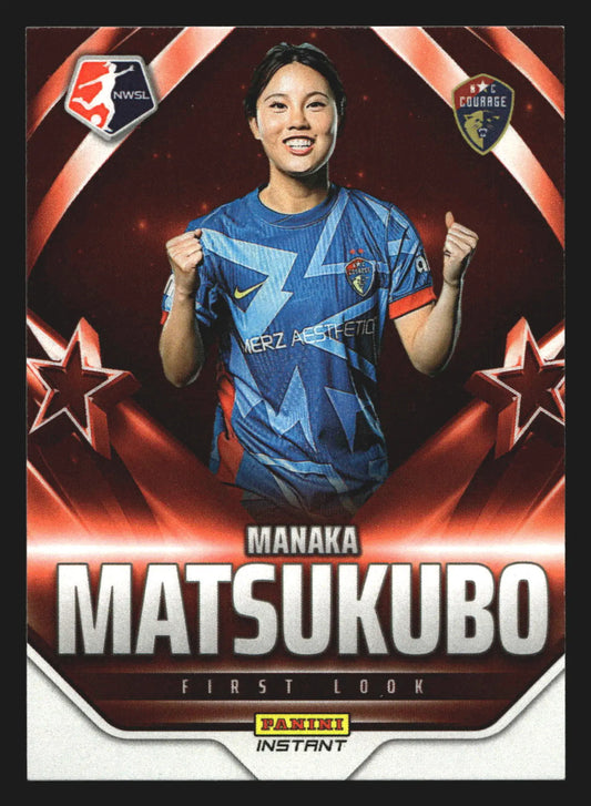 2026 Panini Instant NWSL First Look Manaka Matsukubo #FL-13 /169 - Soccer Card Single