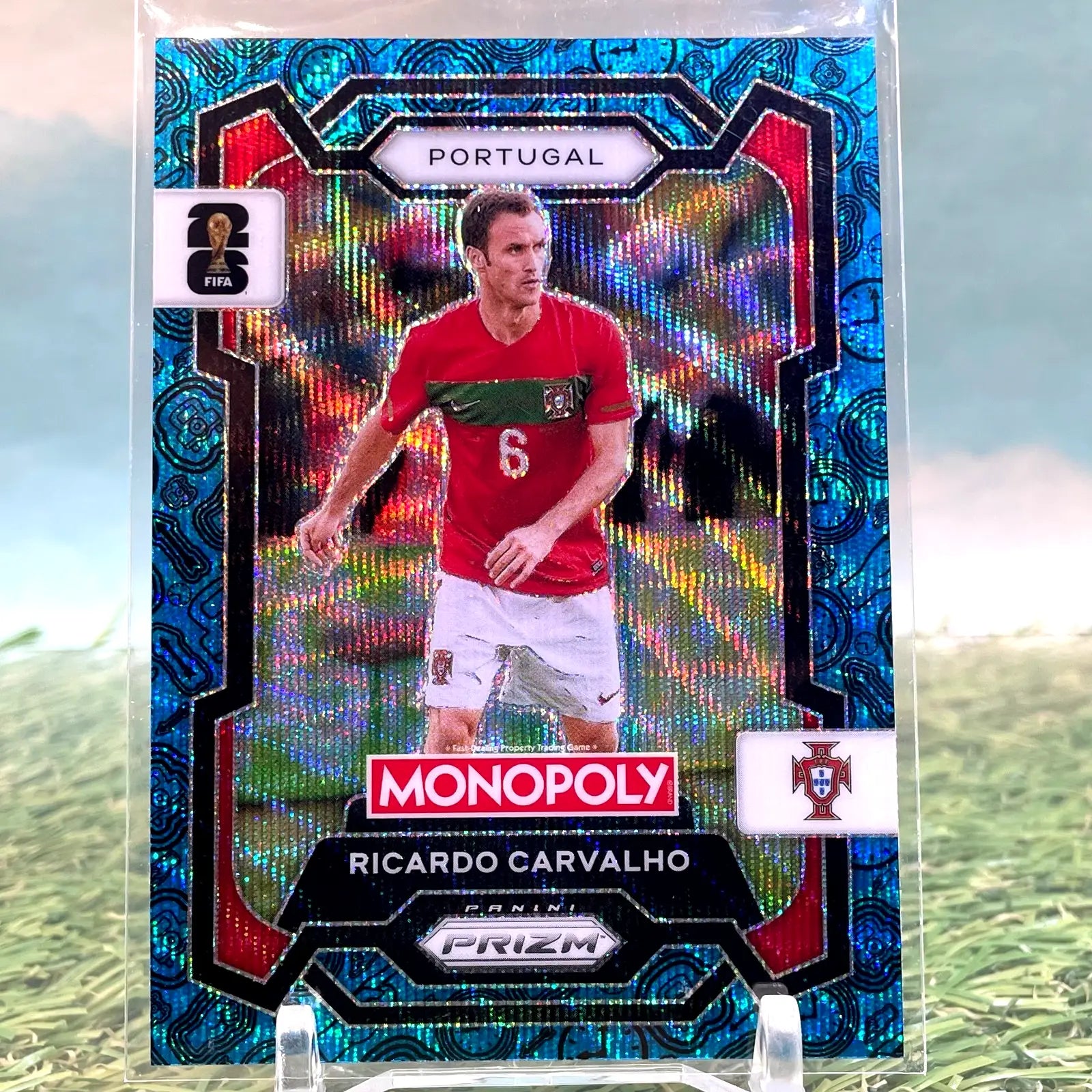 2026 Panini Monopoly FIFA World Cup Ricardo Carvalho Blue Wave Portugal CG59 - Soccer Card Single