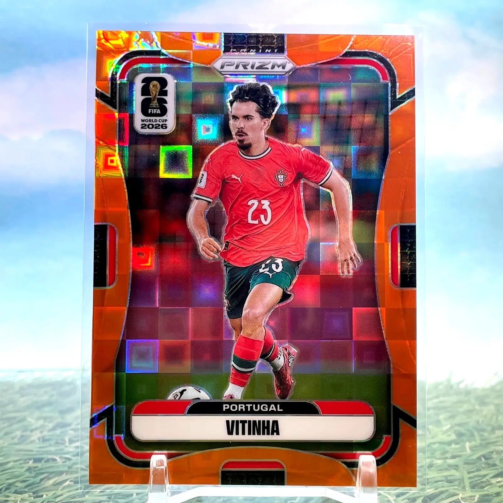 2026 Panini Prizm FIFA World Cup #352 Orange Pandora Prizm /215 Portugal - Soccer Card Single