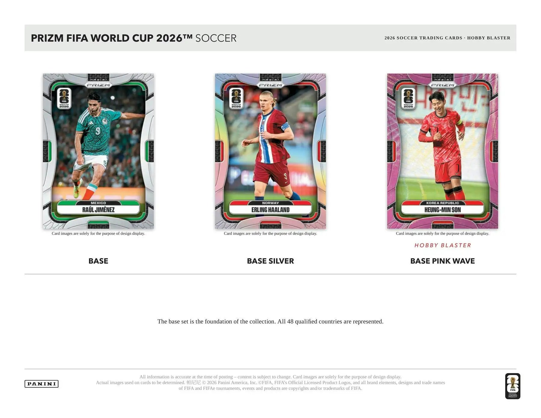 2026 Panini Prizm FIFA World Cup Soccer Hobby Box | Columbia Sports Cards - Soccer Card Box