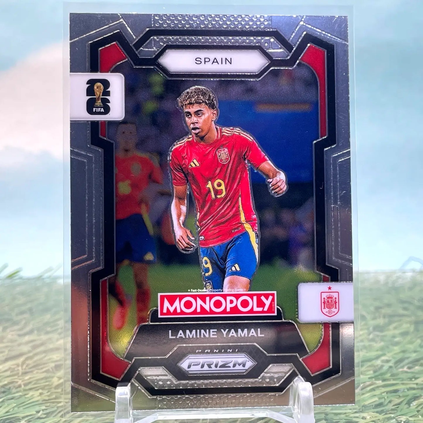 2026 Panini Prizm Monopoly FIFA World Cup 26 Lamine Yamal #41 Spain Base - Soccer Card Single