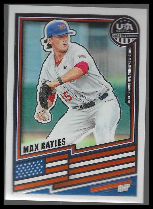 2026 Panini Stars & Stripes Prizm USA Baseball #63 Brady Buenik - Baseball Card Single