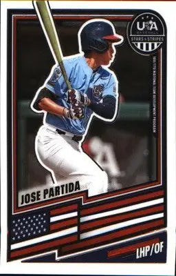 2026 Panini Stars & Stripes Prizm USA Baseball #67 Jose Partida