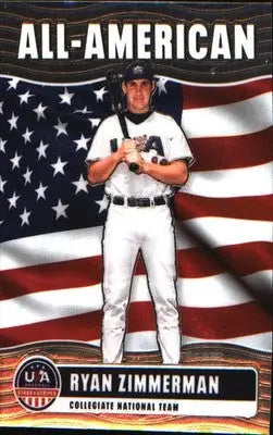 2026 Panini Stars & Stripes Prizm USA Baseball All-American #19 Ryan Zimmerman