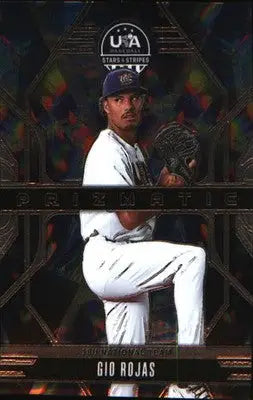 2026 Panini Stars & Stripes Prizm USA Baseball Prizmatic #22 Gio Rojas
