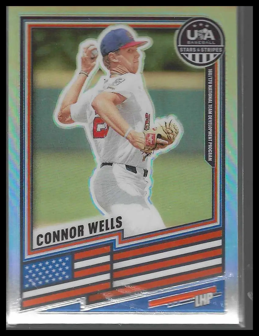 2026 Panini Stars & Stripes Prizm USA Baseball Silver #56 Chase Gockenbach - Baseball Card Single