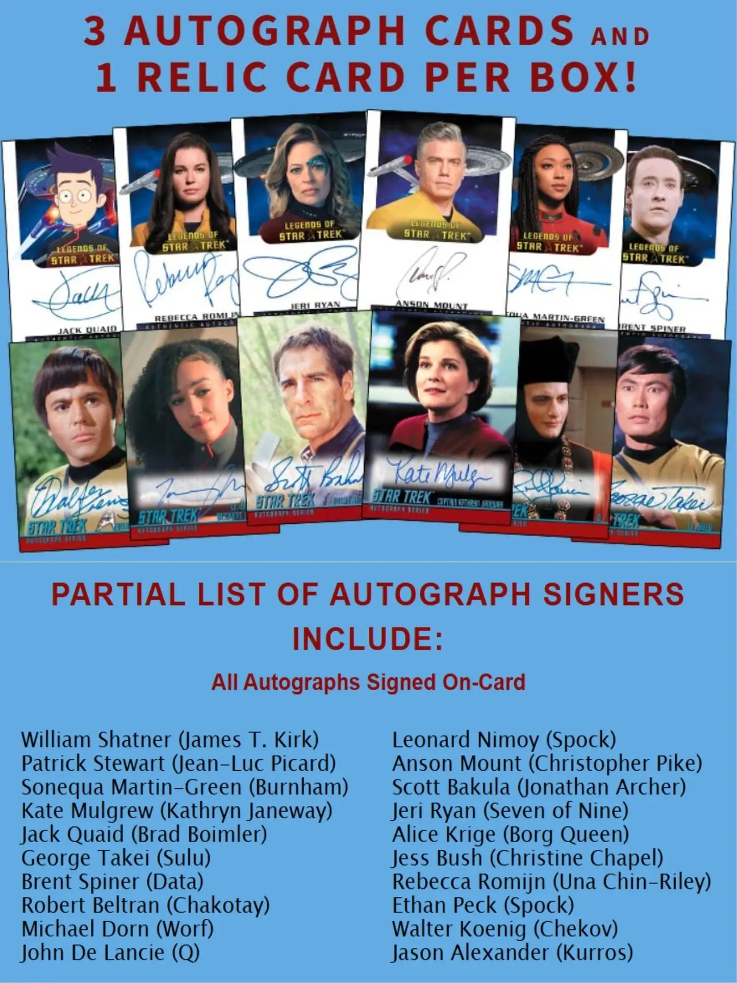2026 Rittenhouse Star Trek Connections Hobby Box - Star Trek Card Box