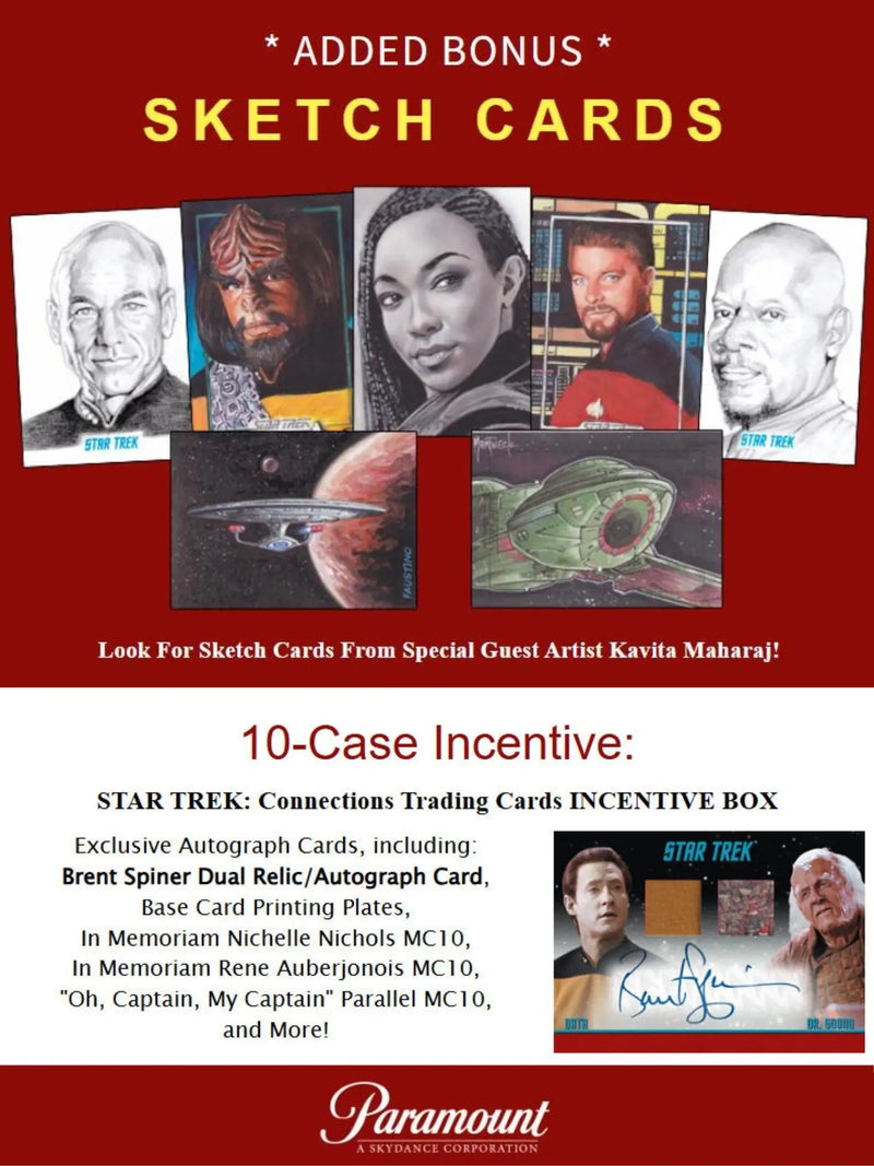 2026 Rittenhouse Star Trek Connections Hobby Box - Star Trek Card Box
