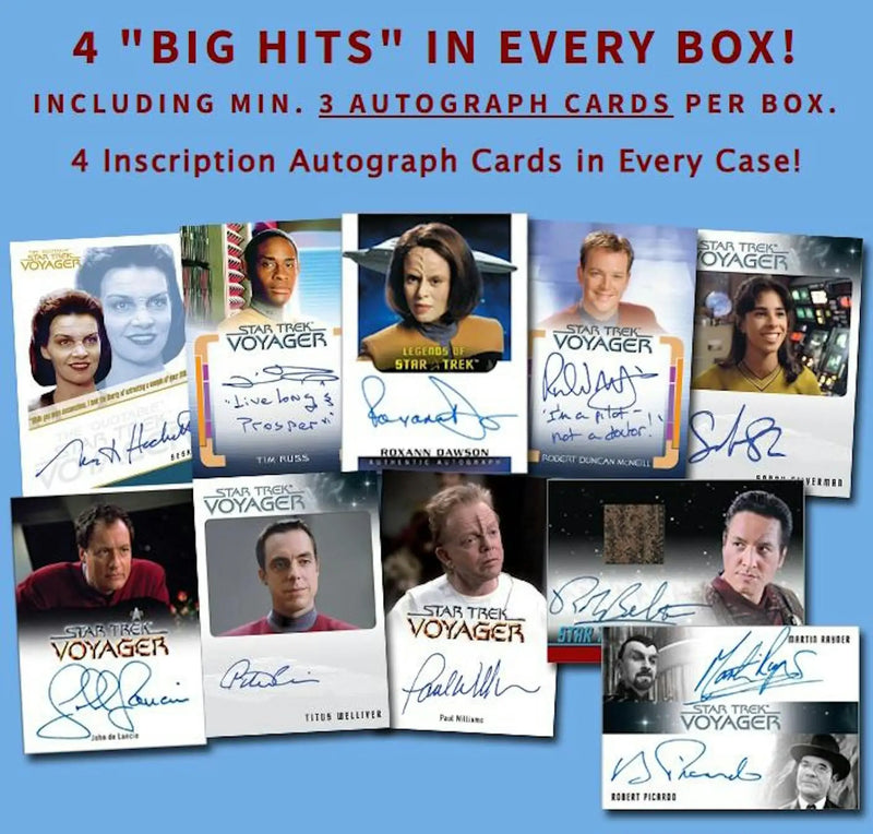 2026 Rittenhouse Star Trek Voyager Archives & Inscriptions Hobby Box | Columbia Sports Cards - Star Trek Card Box