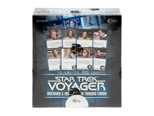 2026 Rittenhouse Star Trek Voyager Archives & Inscriptions Hobby Box | Columbia Sports Cards - Star Trek Card Box