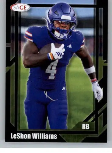 2026 Sage Retail Black #14 Leshon Williams NM-MT ID:80665 - Football Card Single