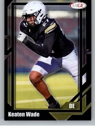2026 Sage Retail Black #24 Keaten Wade NM-MT ID:80669 - Football Card Single