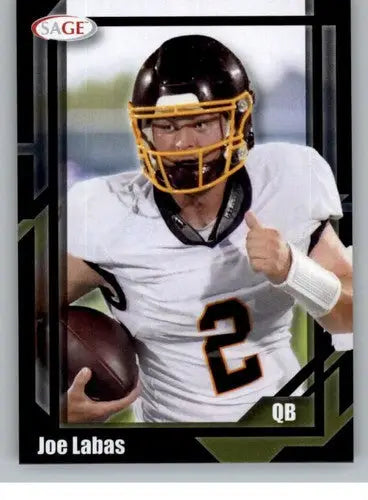 2026 Sage Retail Black #27 Joe Labas NM-MT ID:80671 - Football Card Single