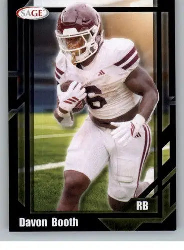 2026 Sage Retail Black #28 Davon Booth NM-MT ID:80672 - Football Card Single