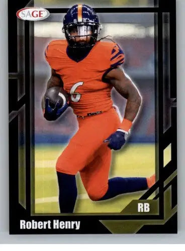 2026 Sage Retail Black #32 Robert Henry NM-MT ID:80674 - Football Card Single