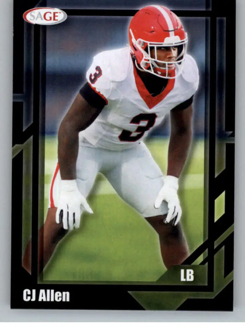 2026 Sage Retail Black #44 CJ Allen NM-MT ID:80678 - Football Card Single
