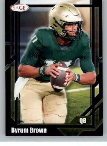 2026 Sage Retail Black #45 Byrum Brown NM-MT ID:80679 - Football Card Single