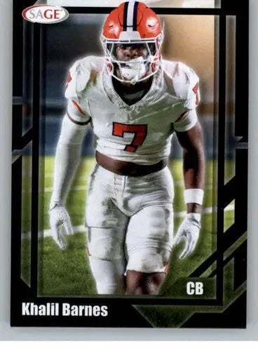 2026 Sage Retail Black #51 Khalil Barnes NM-MT ID:80684 - Football Card Single