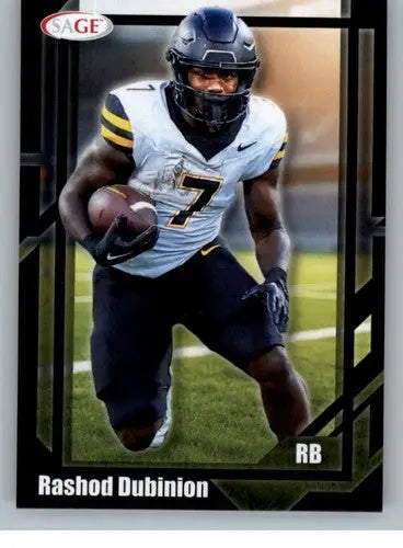 2026 Sage Retail Black #63 Rashod Dubinion NM-MT ID:80689 - Football Card Single
