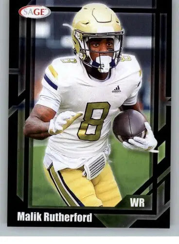2026 Sage Retail Black #69 Malik Rutherford NM-MT ID:80690 - Football Card Single