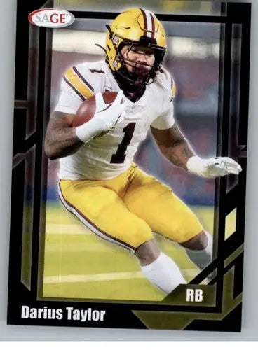 2026 Sage Retail Black #80 Darius Taylor NM-MT ID:80694 - Football Card Single